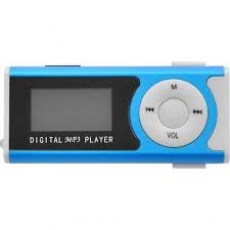 LAMTECH DIGITAL MP3 PLAYER 16GB WITH FM RADIO BLUE